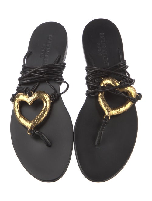 Saint Laurent Leather Gladiator Sandals