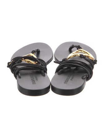 Saint Laurent Leather Gladiator Sandals