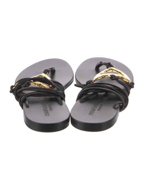 Saint Laurent Leather Gladiator Sandals