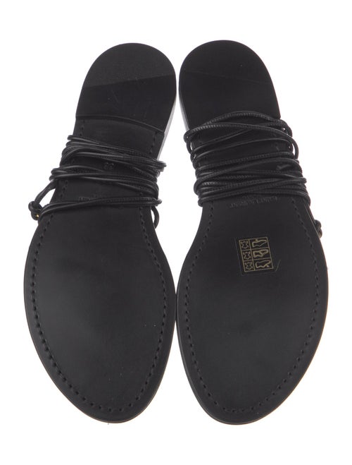 Saint Laurent Leather Gladiator Sandals