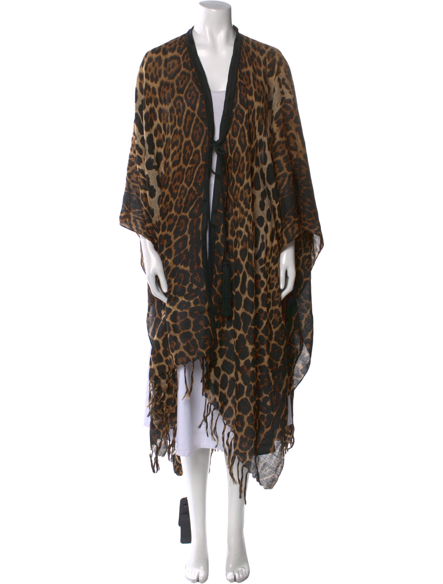 Saint Laurent Wool Animal Print Sweater