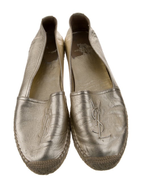 Saint Laurent Leather Espadrilles