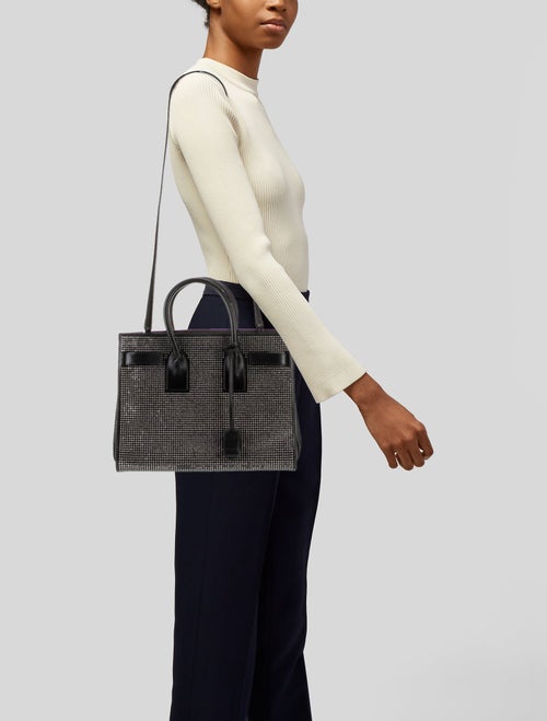 Saint Laurent Leather Sac De Jour Small