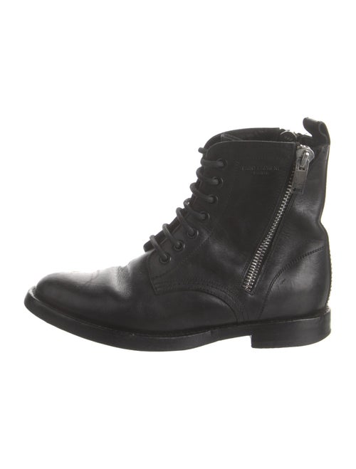 Saint Laurent Leather Combat Boots