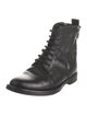 Saint Laurent Leather Combat Boots