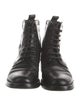Saint Laurent Leather Combat Boots