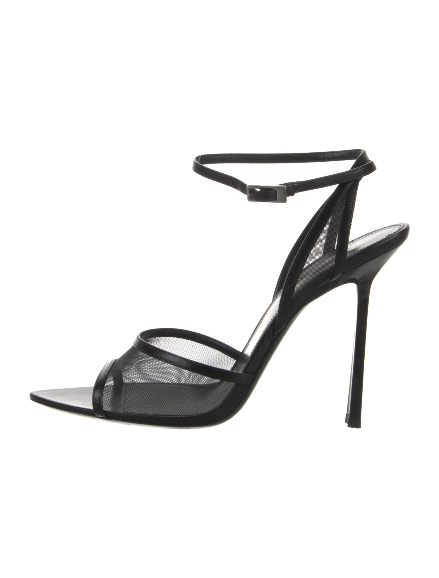 Saint Laurent Leather Slingback Sandals