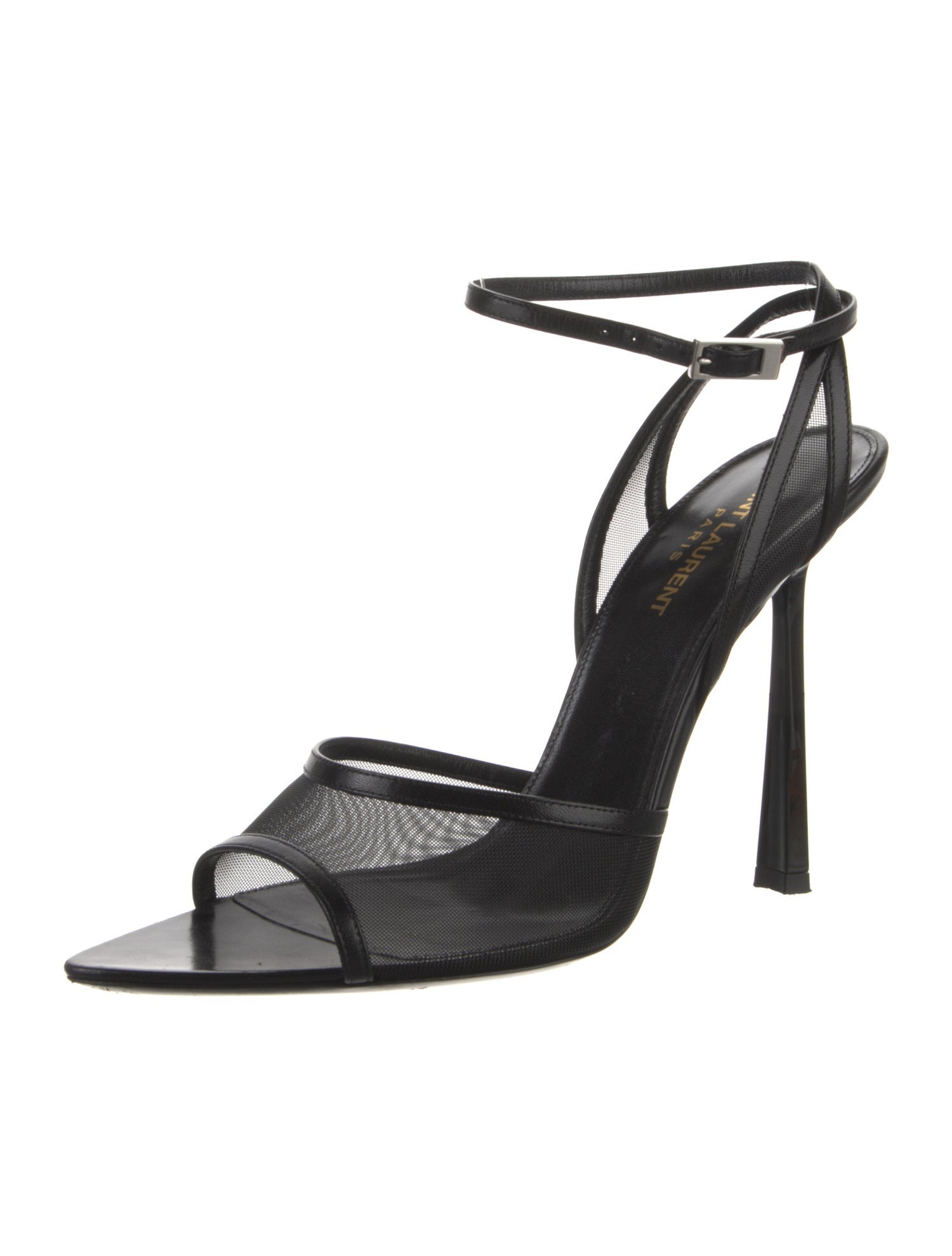 Saint Laurent Leather Slingback Sandals