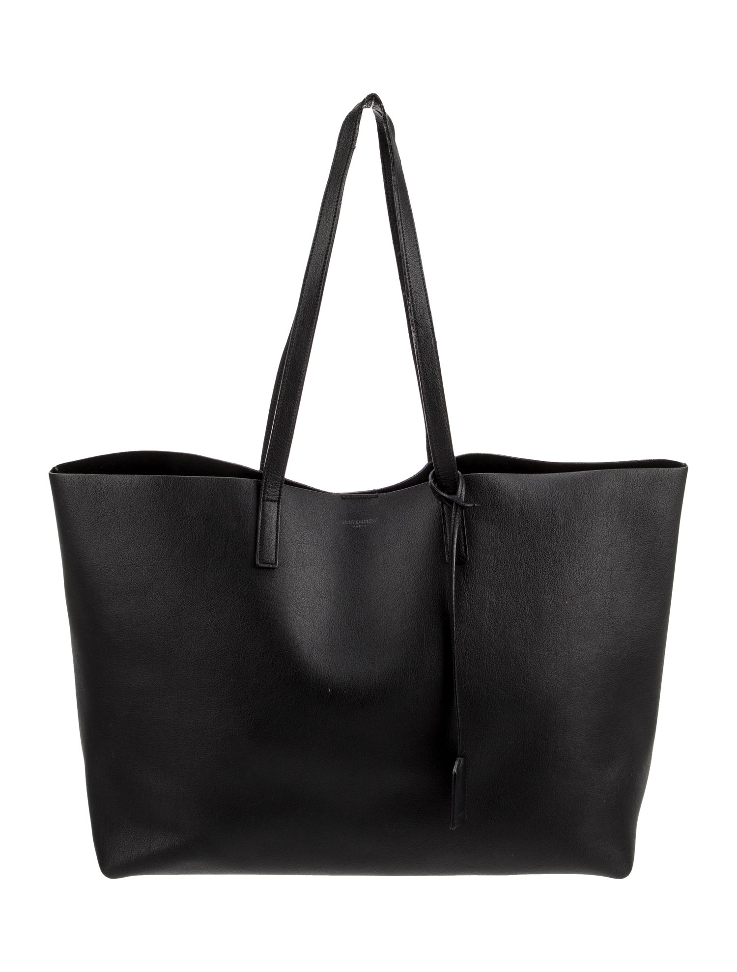 Saint Laurent Leather East/West Shopping Tote