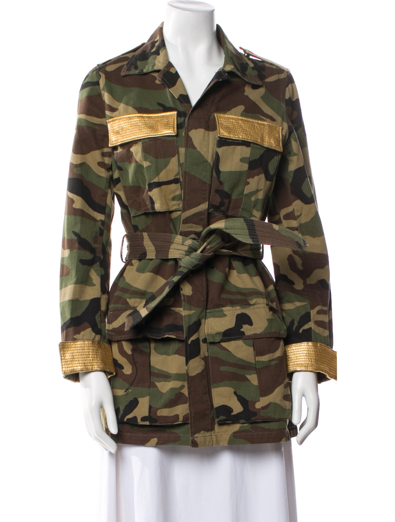 Saint Laurent Printed Utility Jacket w/ Tags