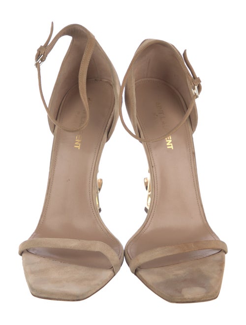 Saint Laurent Suede D'Orsay Pumps