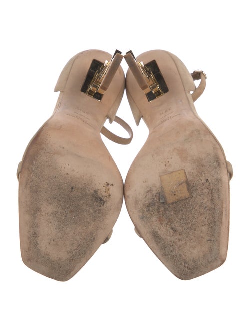 Saint Laurent Suede D'Orsay Pumps