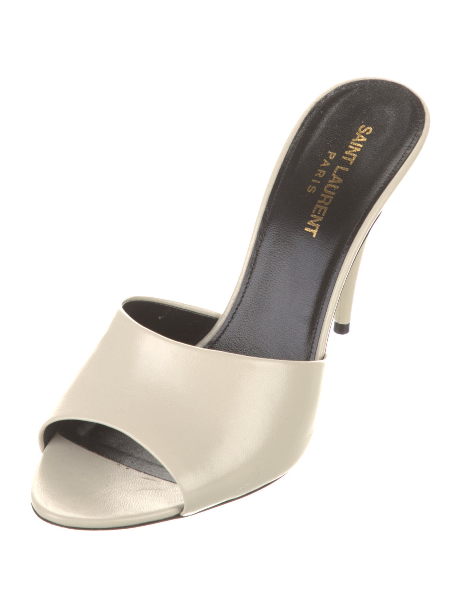 Saint Laurent Leather Slides