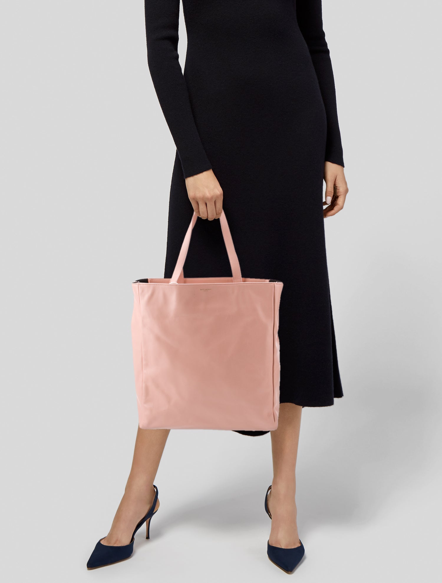 Saint Laurent Leather Tote