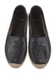 Saint Laurent Signature Logo Leather Espadrilles