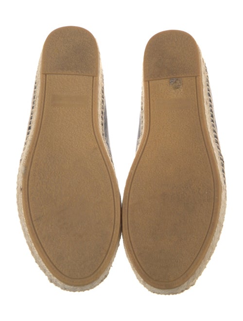 Saint Laurent Signature Logo Leather Espadrilles