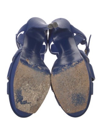Saint Laurent Leather T-Strap Sandals