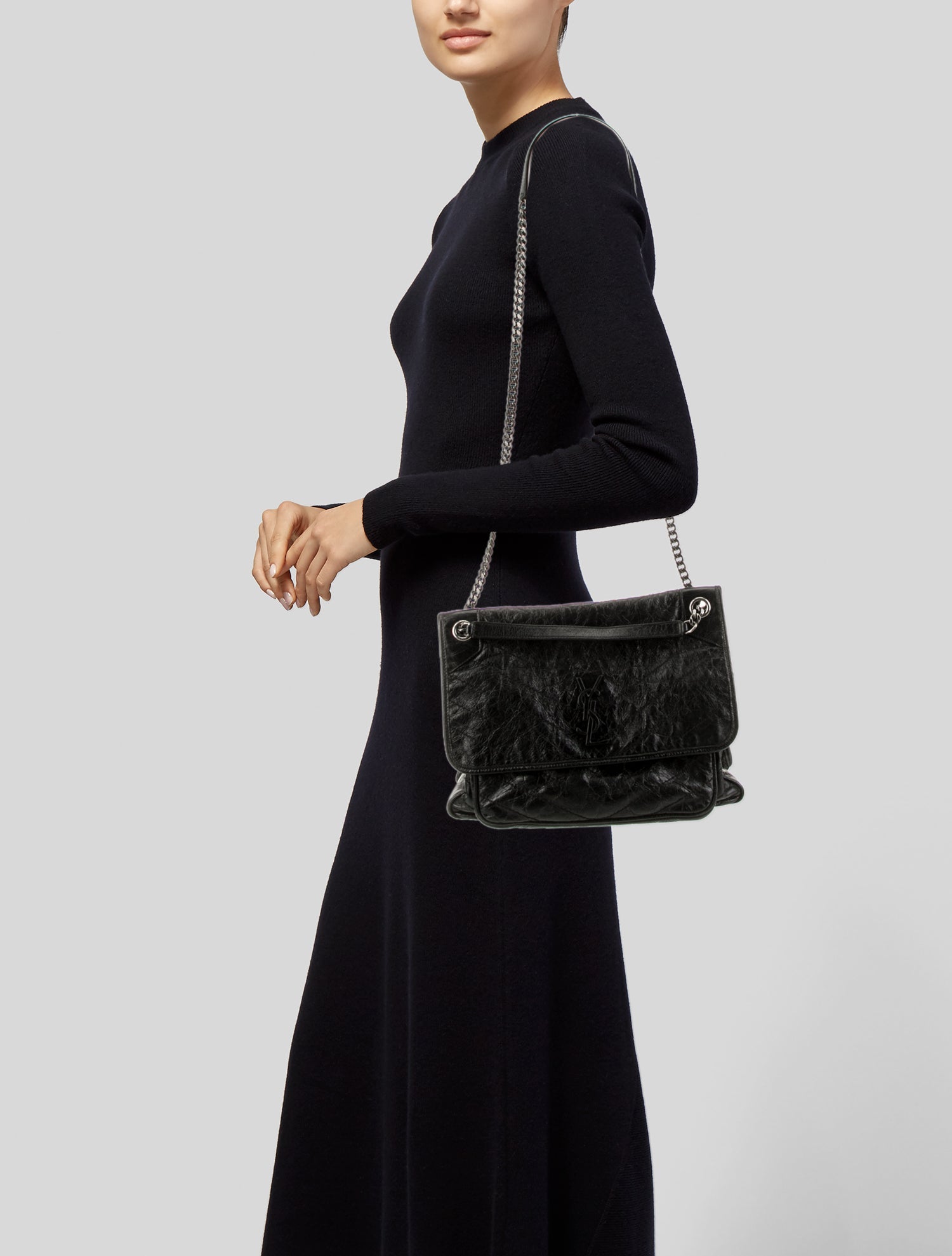 Saint Laurent Quilted Niki Large