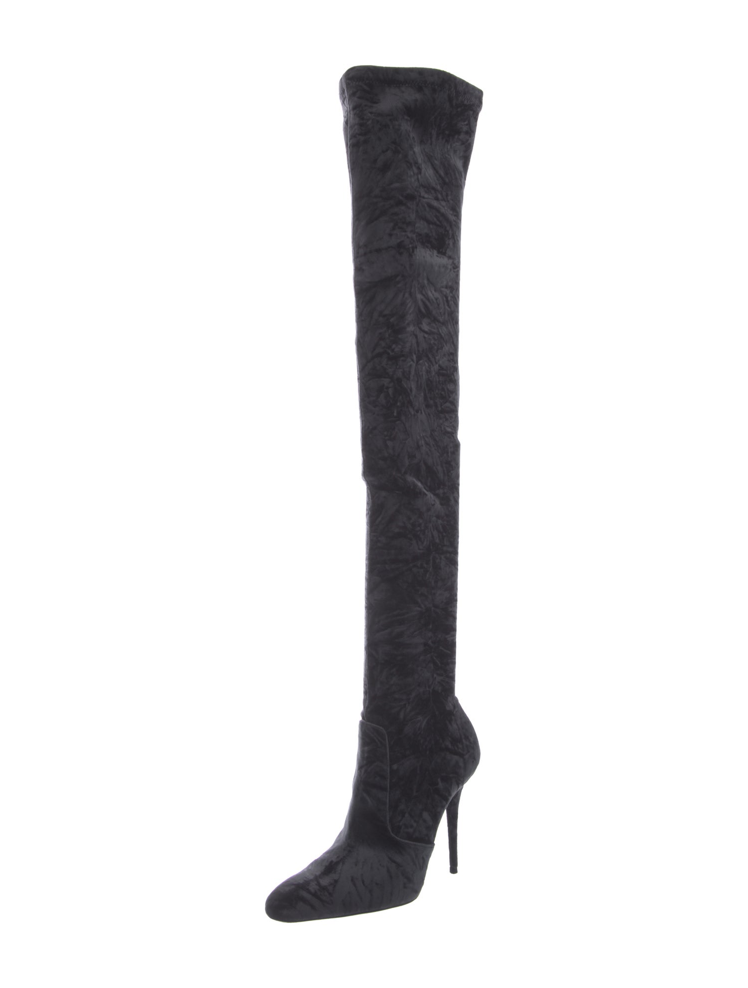 Saint Laurent Velvet Sock Boots