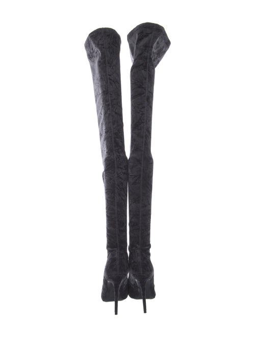 Saint Laurent Velvet Sock Boots