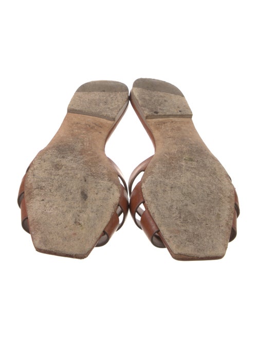 Saint Laurent Leather Slides