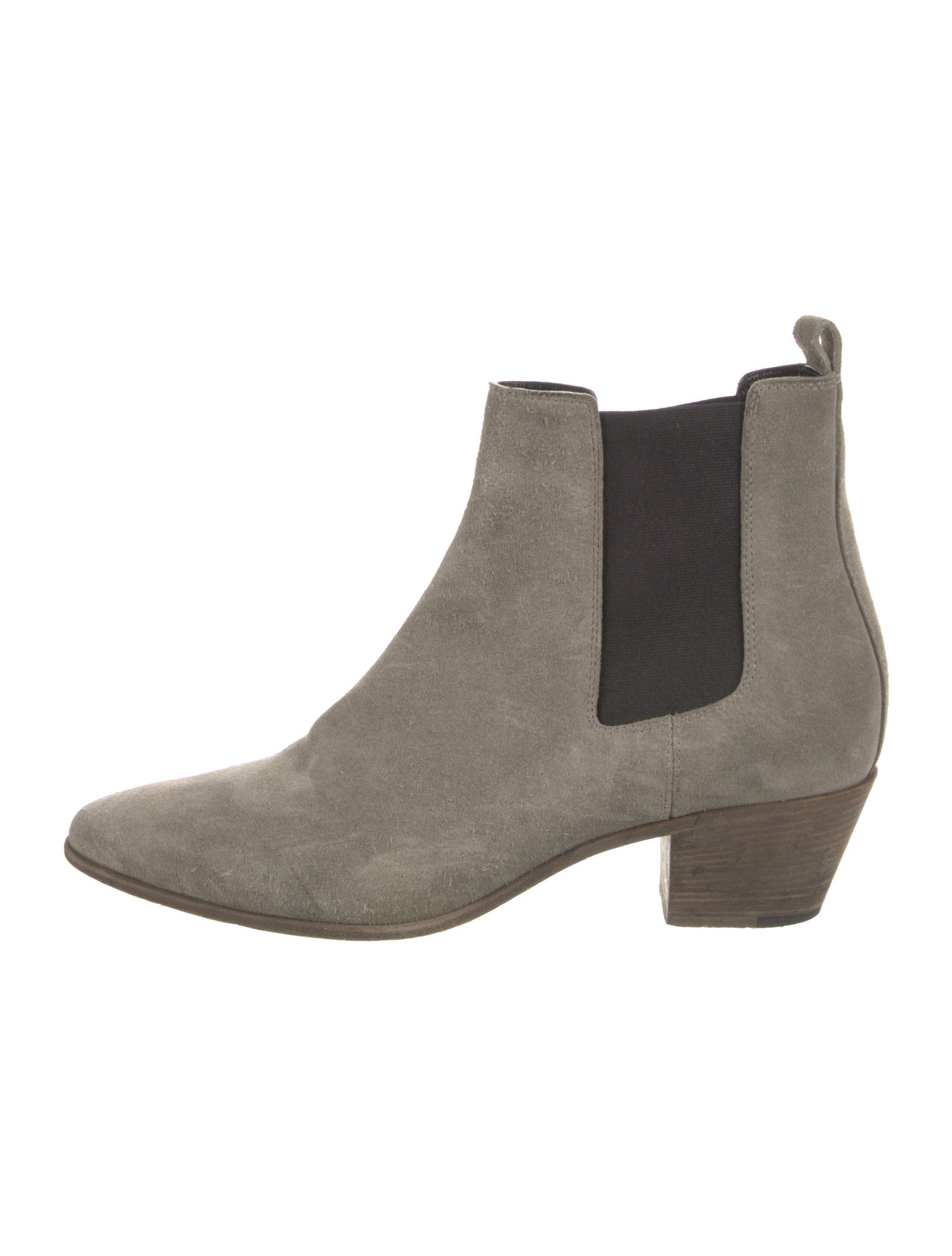 Saint Laurent Suede Chelsea Boots