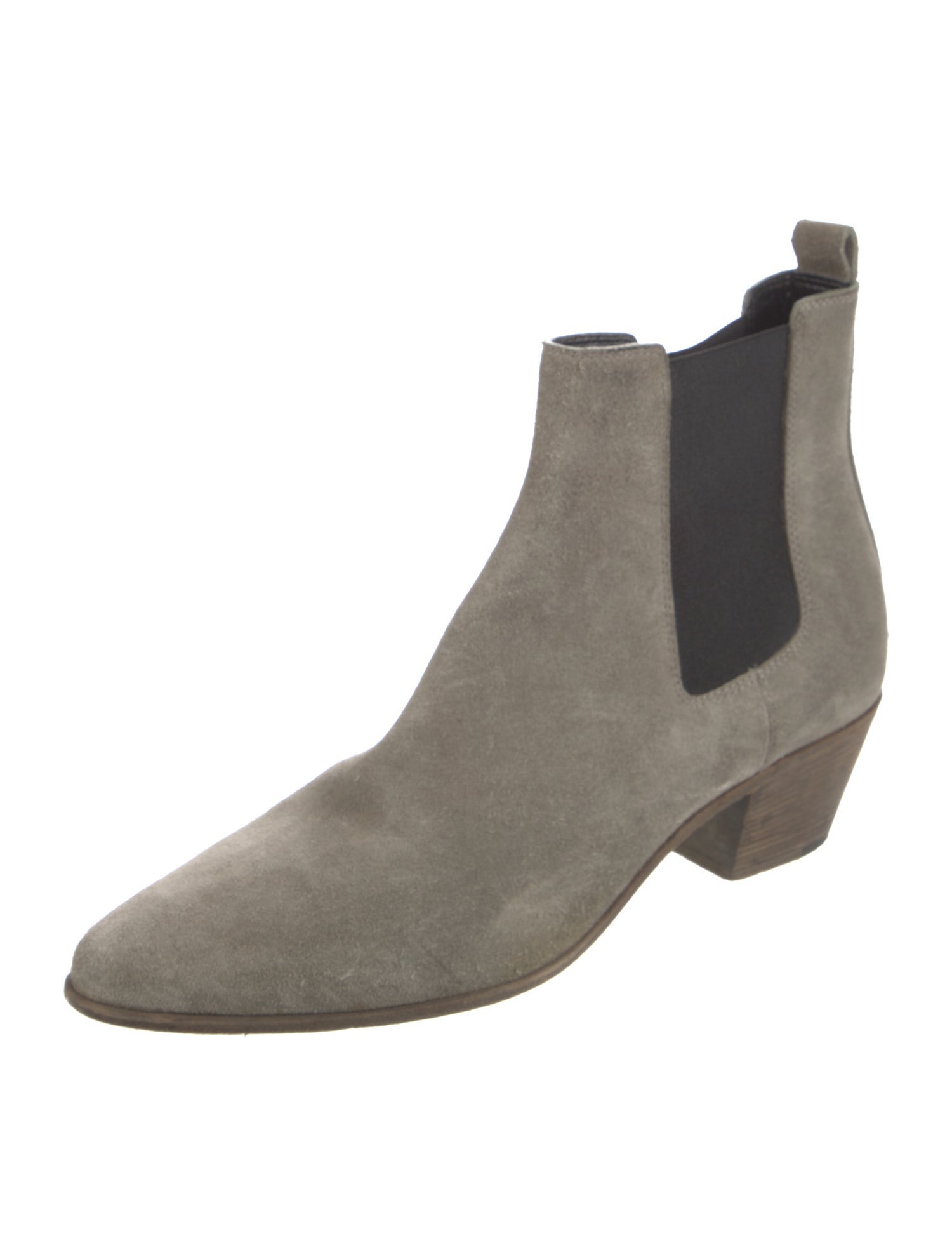 Saint Laurent Suede Chelsea Boots