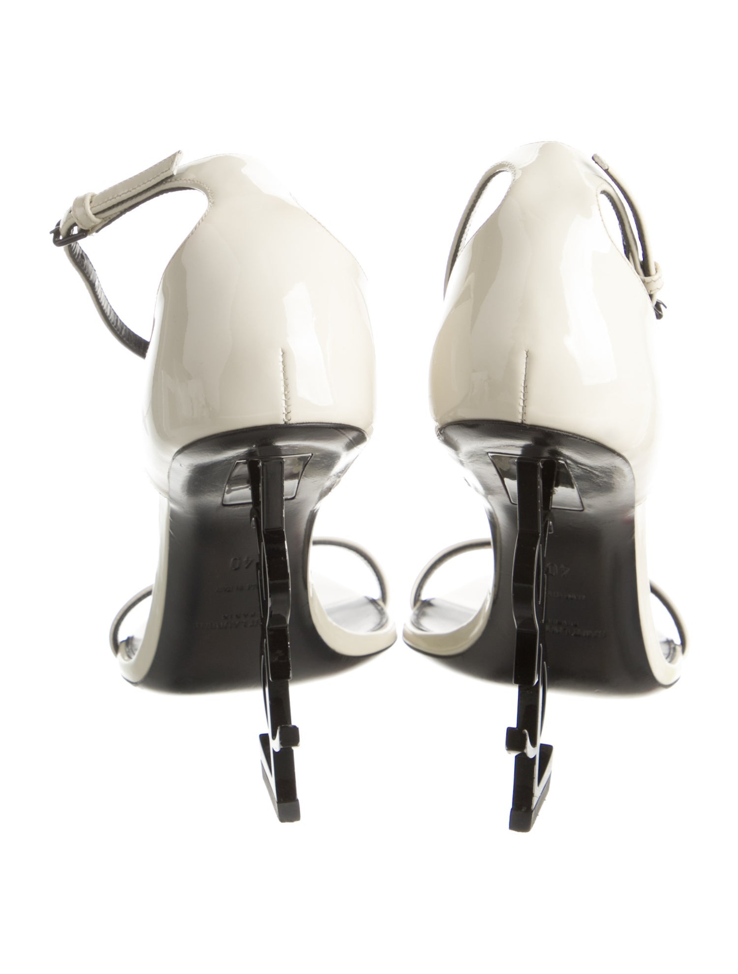 Saint Laurent Patent Leather Sandals