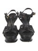 Saint Laurent Leather T-Strap Sandals