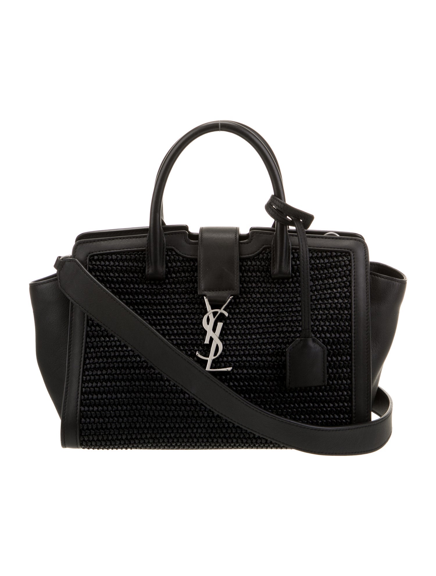 Saint Laurent Raffia Downtown Baby