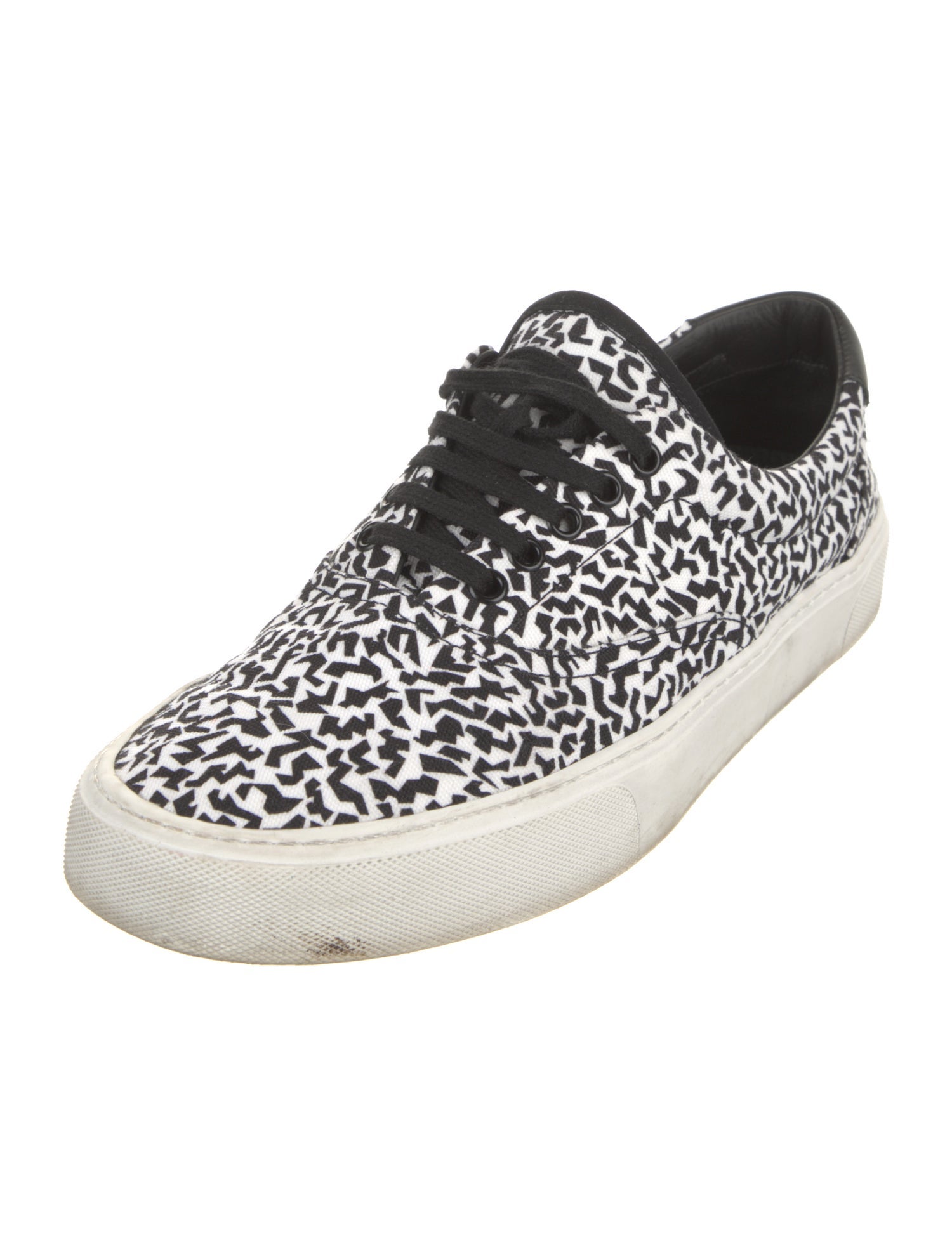 Saint Laurent Canvas Printed Sneakers