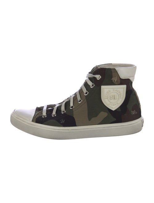 Saint Laurent Canvas Printed Sneakers