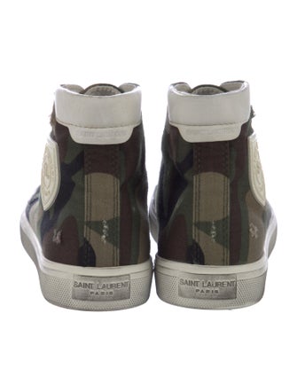 Saint Laurent Canvas Printed Sneakers
