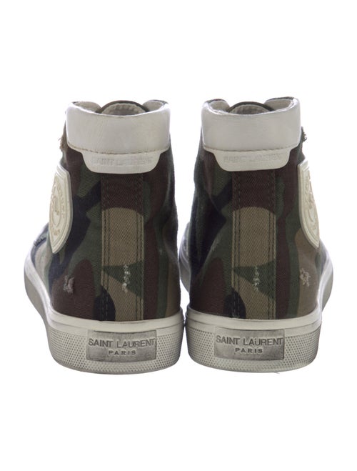 Saint Laurent Canvas Printed Sneakers