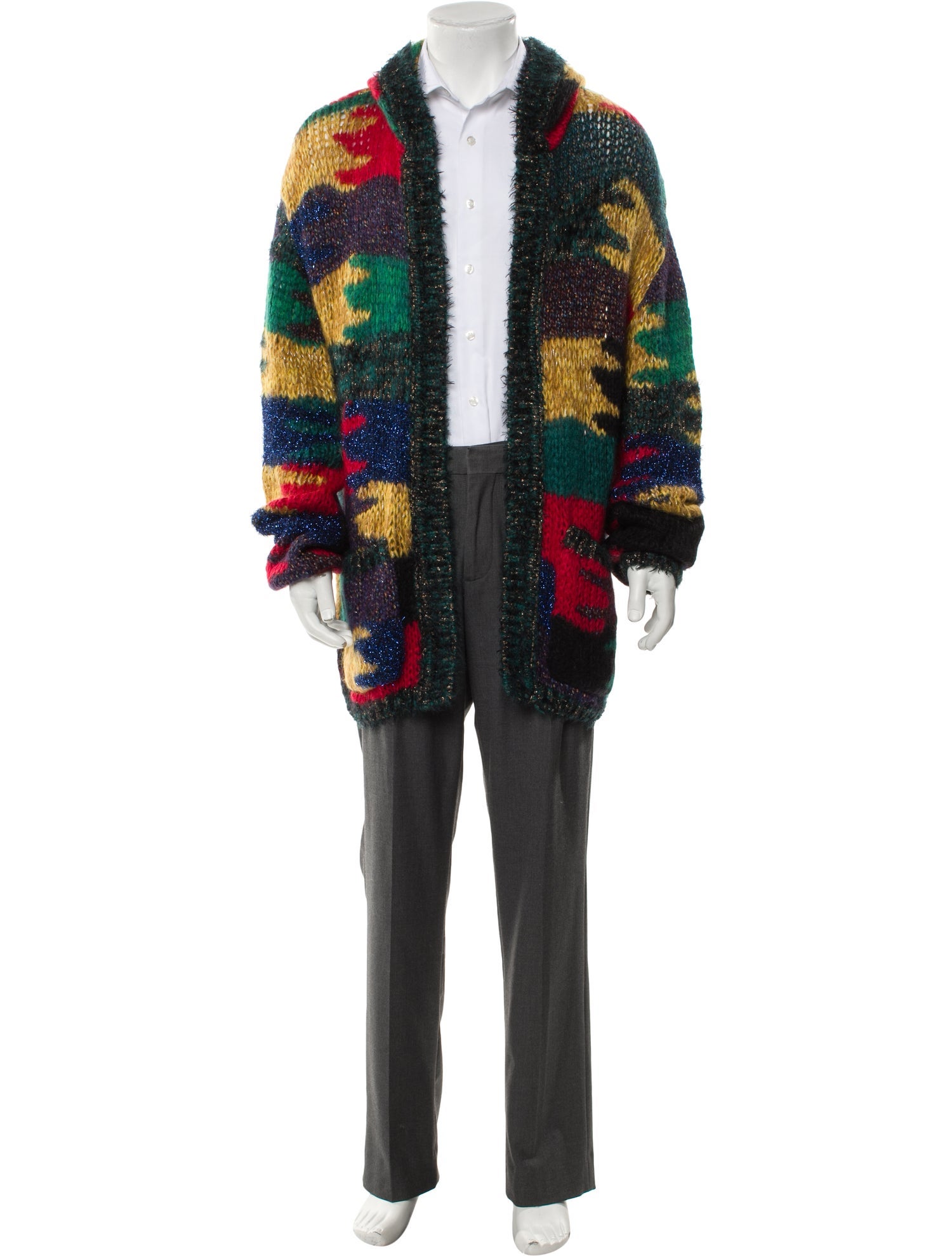 Saint Laurent 2018 Printed Cardigan w/ Tags