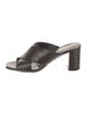 Saint Laurent Leather Slides