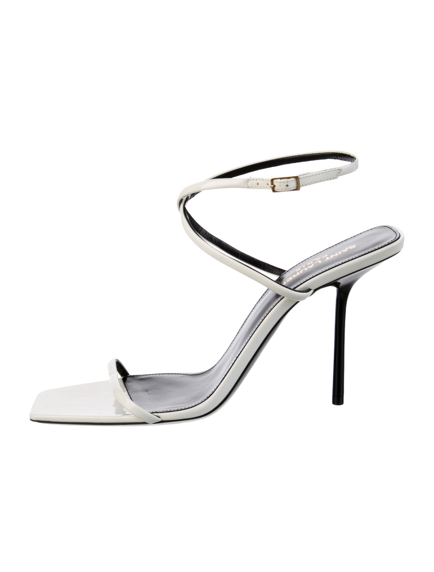 Saint Laurent Patent Leather Sandals