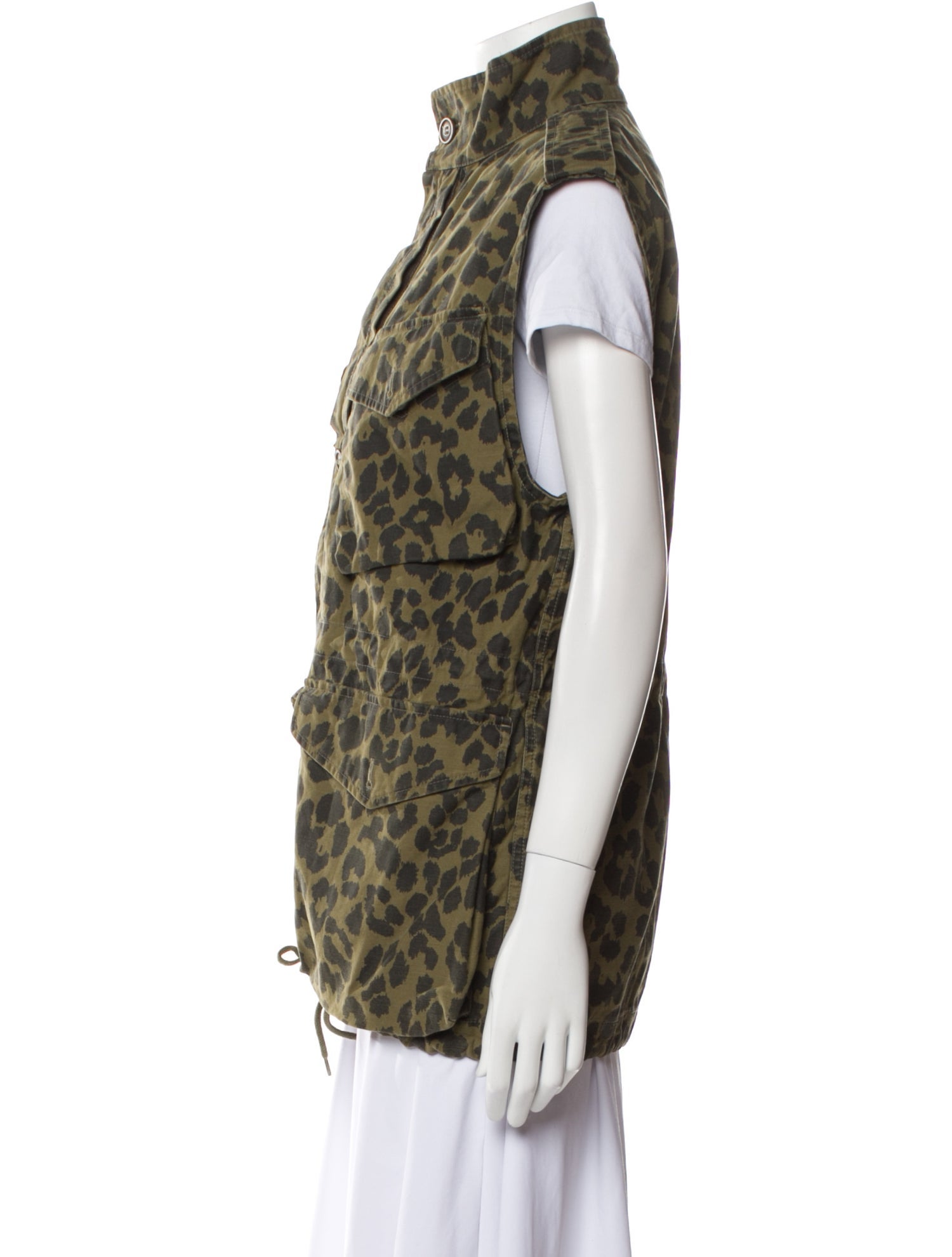 Saint Laurent 2015 Animal Print Vest