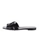 Saint Laurent Leather Slides