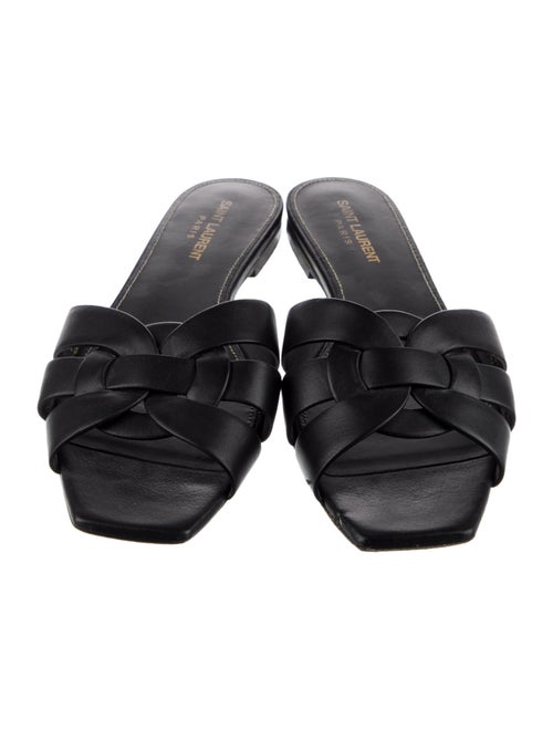 Saint Laurent Leather Slides