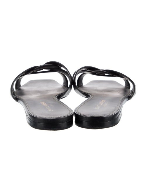 Saint Laurent Leather Slides