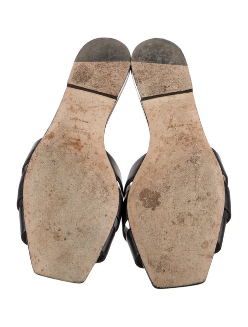 Saint Laurent Leather Slides