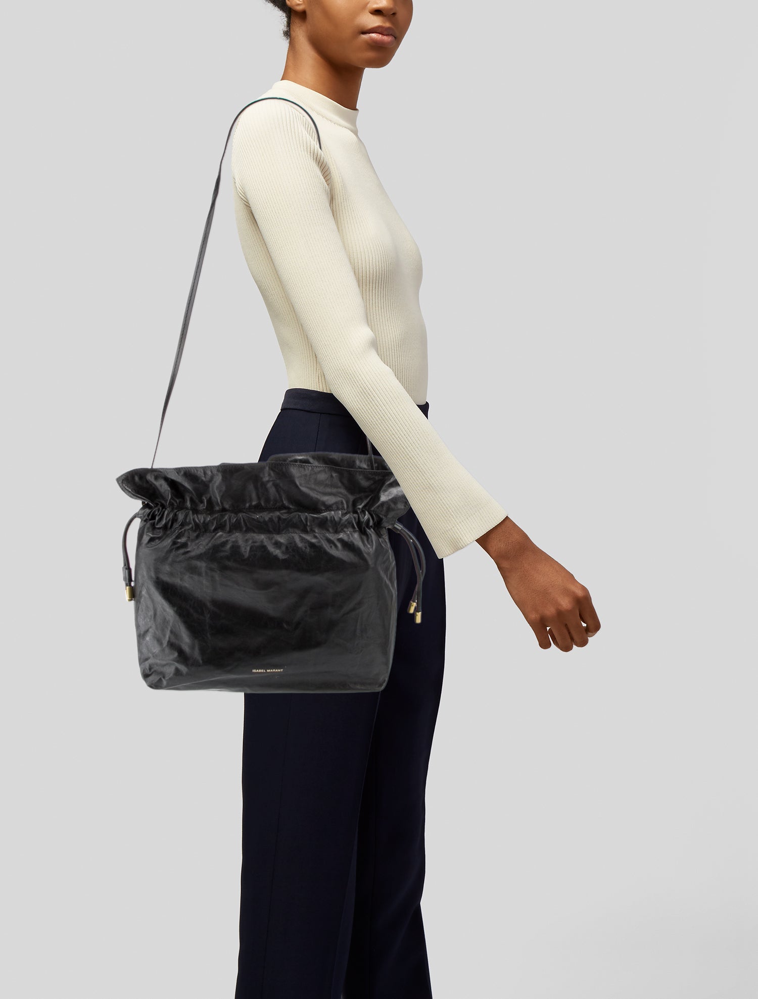 Isabel Marant Leather Messenger Bag
