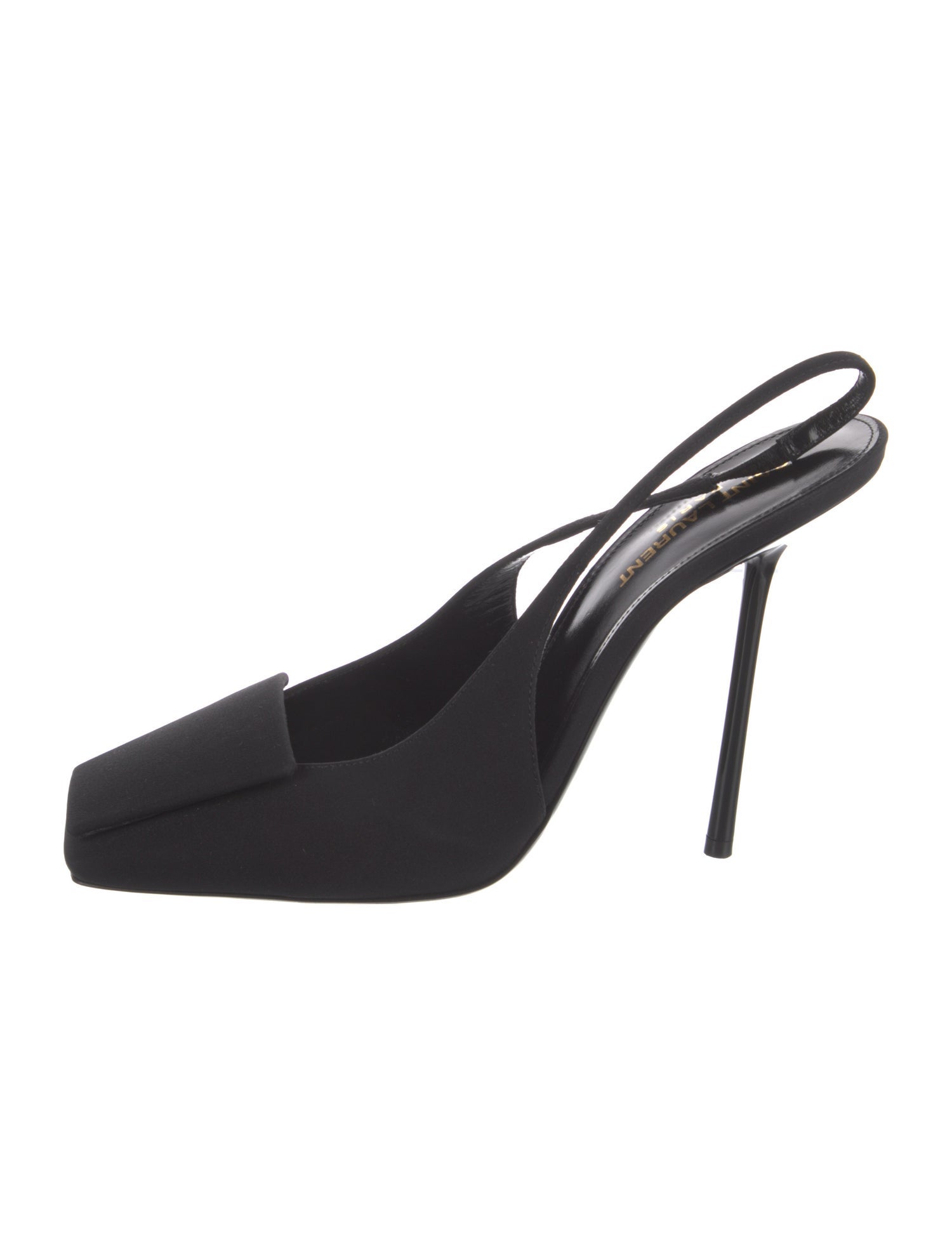 Saint Laurent Satin Slingback Pumps