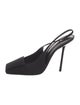 Saint Laurent Satin Slingback Pumps