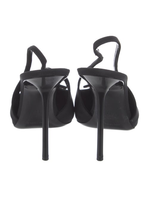 Saint Laurent Satin Slingback Pumps