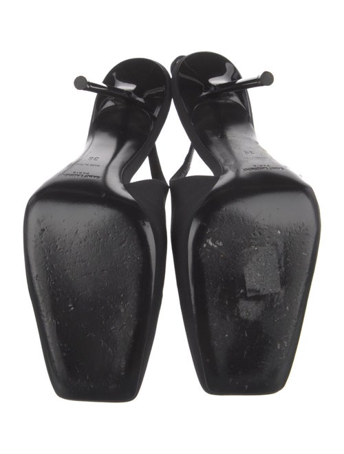Saint Laurent Satin Slingback Pumps