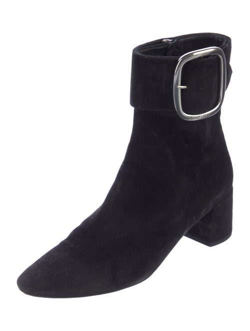 Saint Laurent Suede Sock Boots