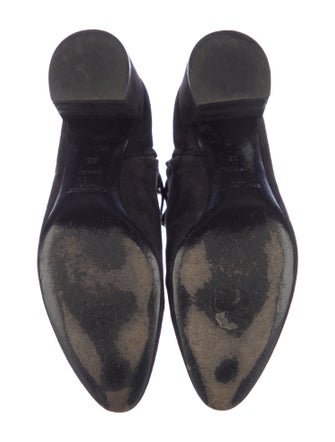 Saint Laurent Suede Sock Boots