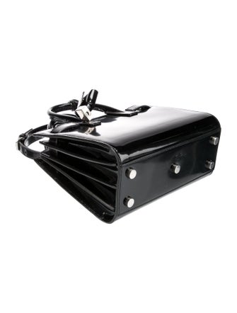Saint Laurent Patent Leather Sac De Jour Nano 2023